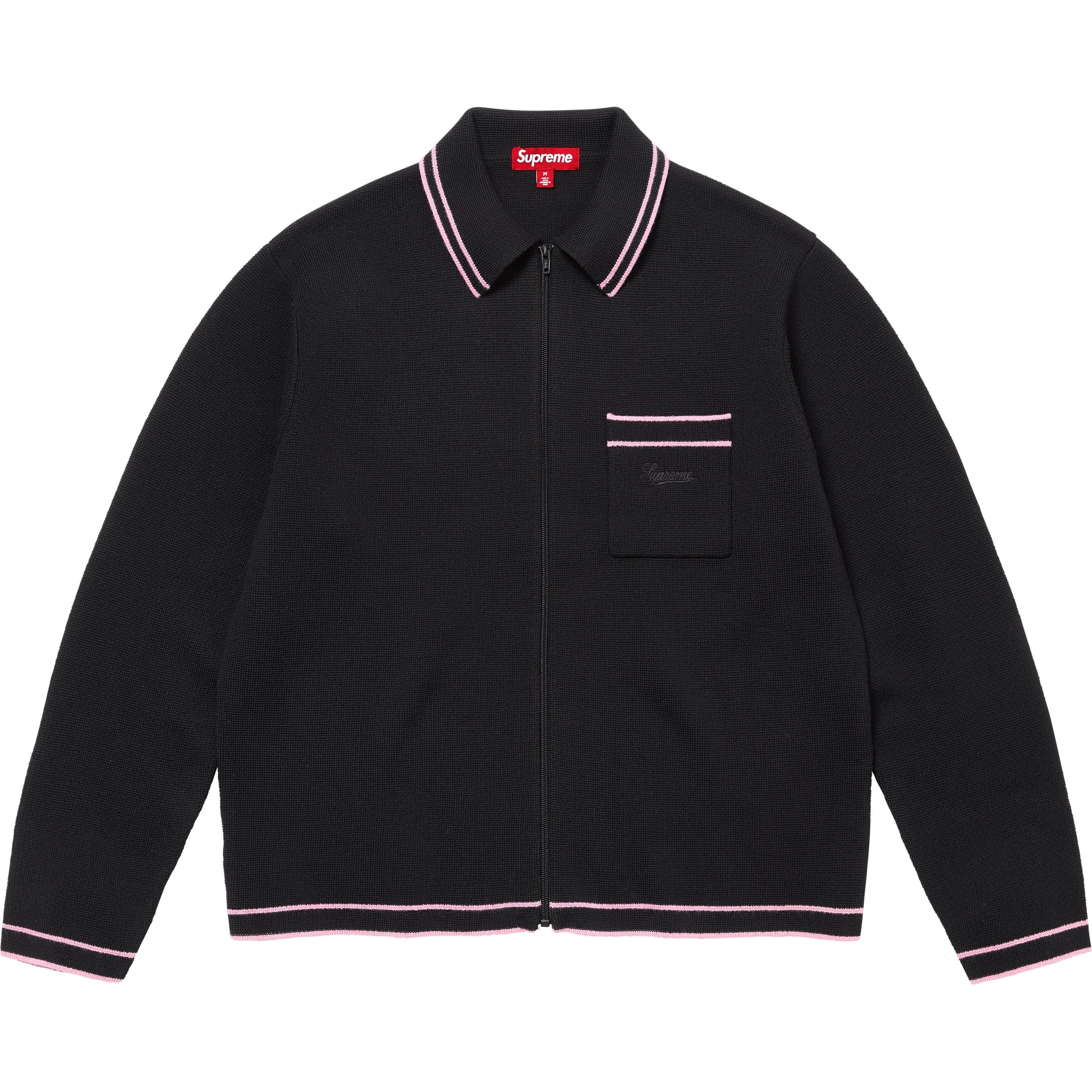 Zip Up Polo Sweater view 4